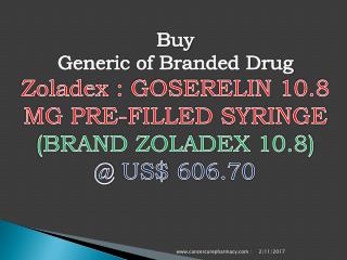 Buy Goserelin 10.8 Mg Pre-Filled Syringe (Brand Zoladex 10.8)