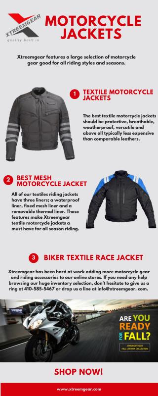 Textile Motorcycle Jackets