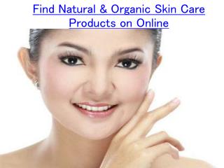 Find best herbal skin care products Online