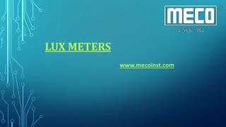 Buy Lux Meters Online at Best Price in India.