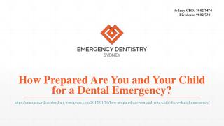 How Prepared Are You and Your Child for a Dental Emergency?