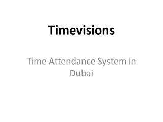 Timevisions