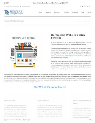 Web Designing Services|Best Website Design Company