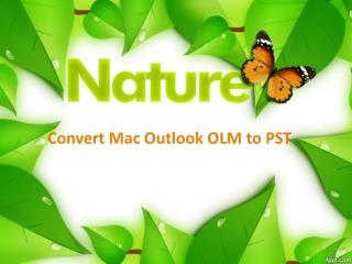 OLM to PST Converter full version is available