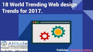 18 World Trending Web Design Trends for 2017