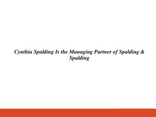 Cynthia Spalding Attorney