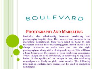 Photography And Marketing