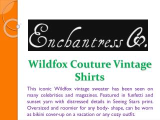 Wildfox Couture Vintage Shirts