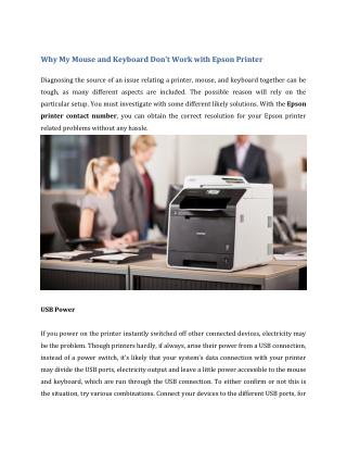 Why My Mouse and Keyboard Don’t Work with Epson Printer