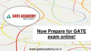 Now Prepare for GATE exam online!