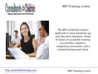 RBT Training Course