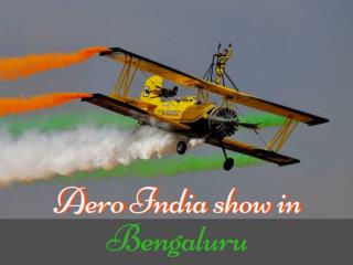 Aero India show in Bengaluru