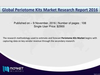 MIR estimate APAC Periotome Kits Market to have a growth of xx% during the forecast period 2011-2021.