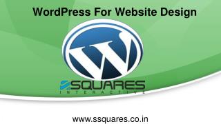 WordPress For Website Design