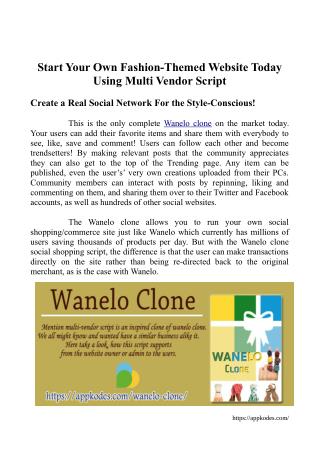 Start Your Own Fashion-Themed Website Today Using Multi Vendor Script