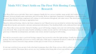 Jesse Keyes The Best Website Hosting Tips on The Internet