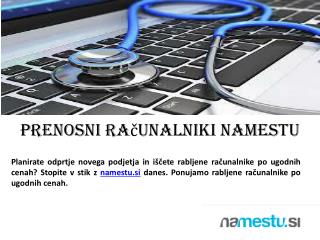 prenosni računalniki nAMESTU