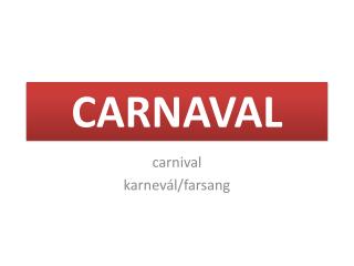 Brazilian Carnival Presentation