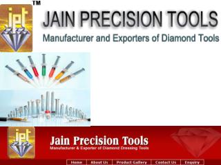 Trusted Diamond Tools and Diamond Dresser Manufacturer and Exporter