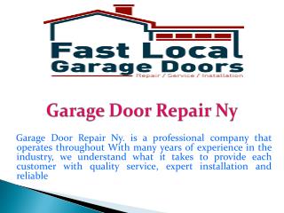 Garage Door Repair Ny