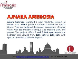 Ajnara Ambrosia Noida