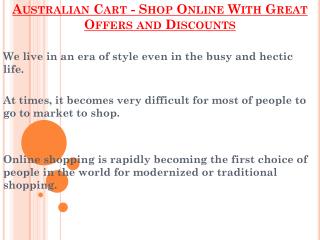 Shop Online With Great Offers And Discounts