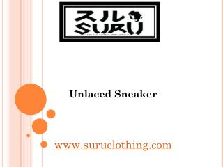 Unlaced Sneaker - www.suruclothing.com