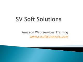 Excellent AWS Training from Certified Trainers