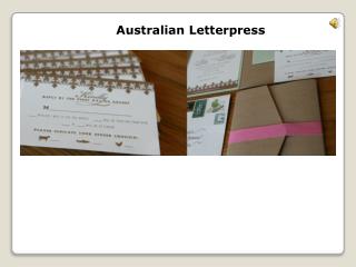 Letterpress Australia