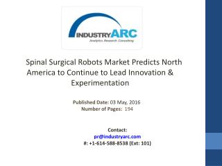 Spinal Surgical Robots Market: Reston Hospital’s Creation to Enable Less Invasive Spine Surgery