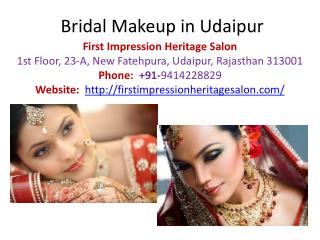 Bridal Makeup in Udaipur