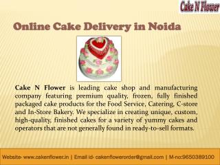 Online Birthday Cake Delivery in Noida – CakenFlower