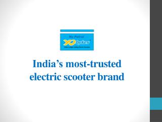 YObykes – India’s most trusted electric scooter brand
