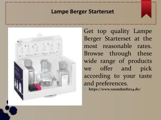 Lampe Berger Starterset