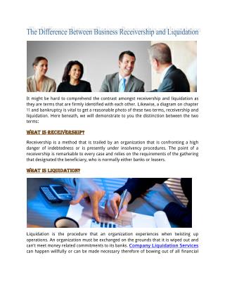 The Difference Between Business Receivership and Liquidation