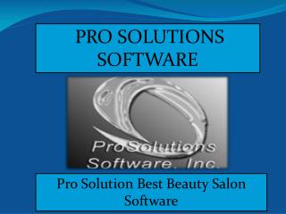 Pro Solution Best Beauty Salon Software