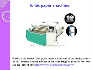 Facial tissue machine