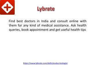 Top Endocrinologist in Delhi | Lybrate