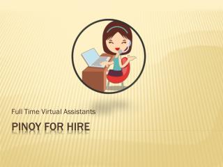 Pinoy For Hire An Affordable SEO Services and Best Solution To Your Web Optimization Problem