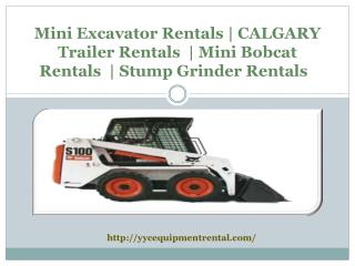 Skid Steer Rentals and Skid Steer Attachments