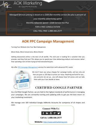 AOK PPC Campaign Management