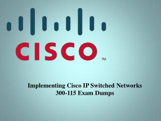 Cisco 300-115 Exam Sample Questions - Slide