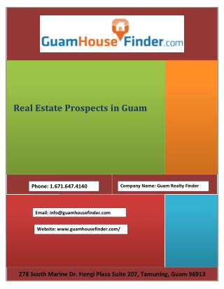 Real Estate Prospects in Guam