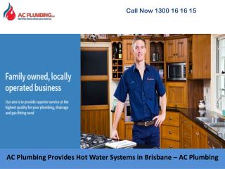 AC Plumbing Provides Hot Water Systems in Brisbane – AC Plumbing