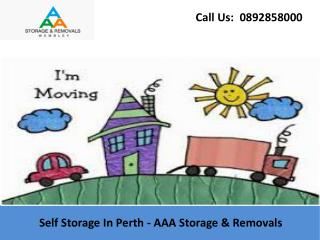 Self Storage In Perth - AAA Storage & Removals