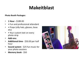 Photo Booth Packages