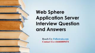 Web sphere application server online training