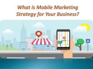 What is Mobile Marketing Strategy for Your Business?