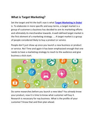 What is Target Marketing