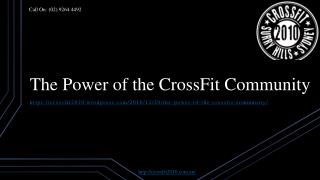 The Power of the CrossFit Community